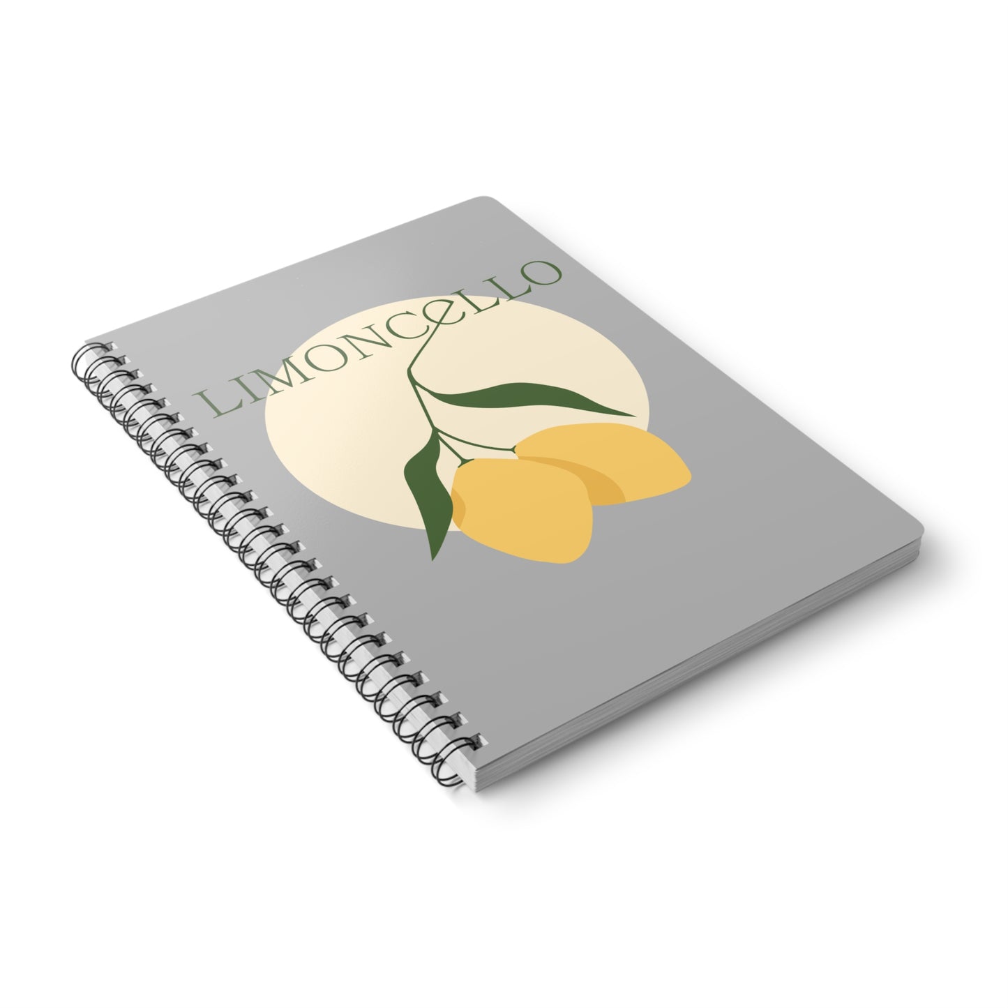 Limoncello Spiral Notebook, A5 Softcover