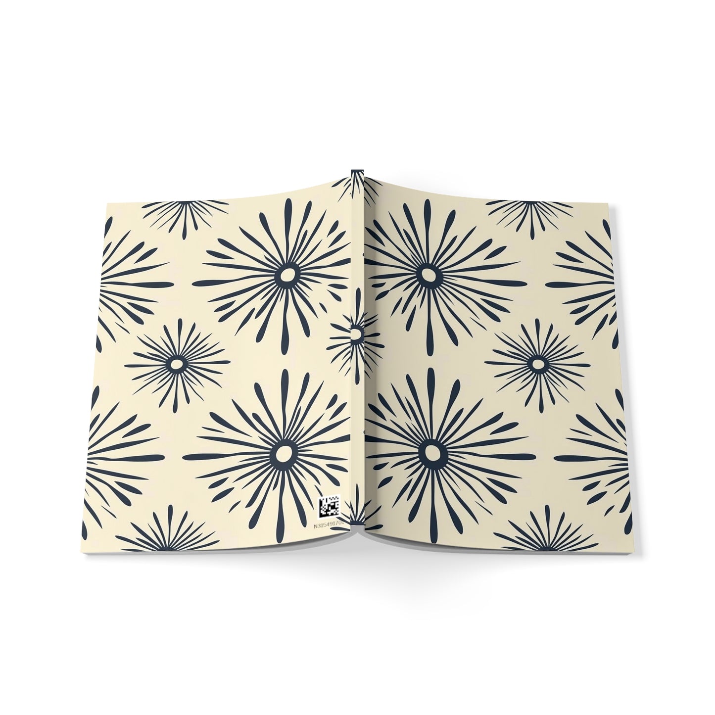 Sky Pop Chic Starburst A5 Notebook Softcover