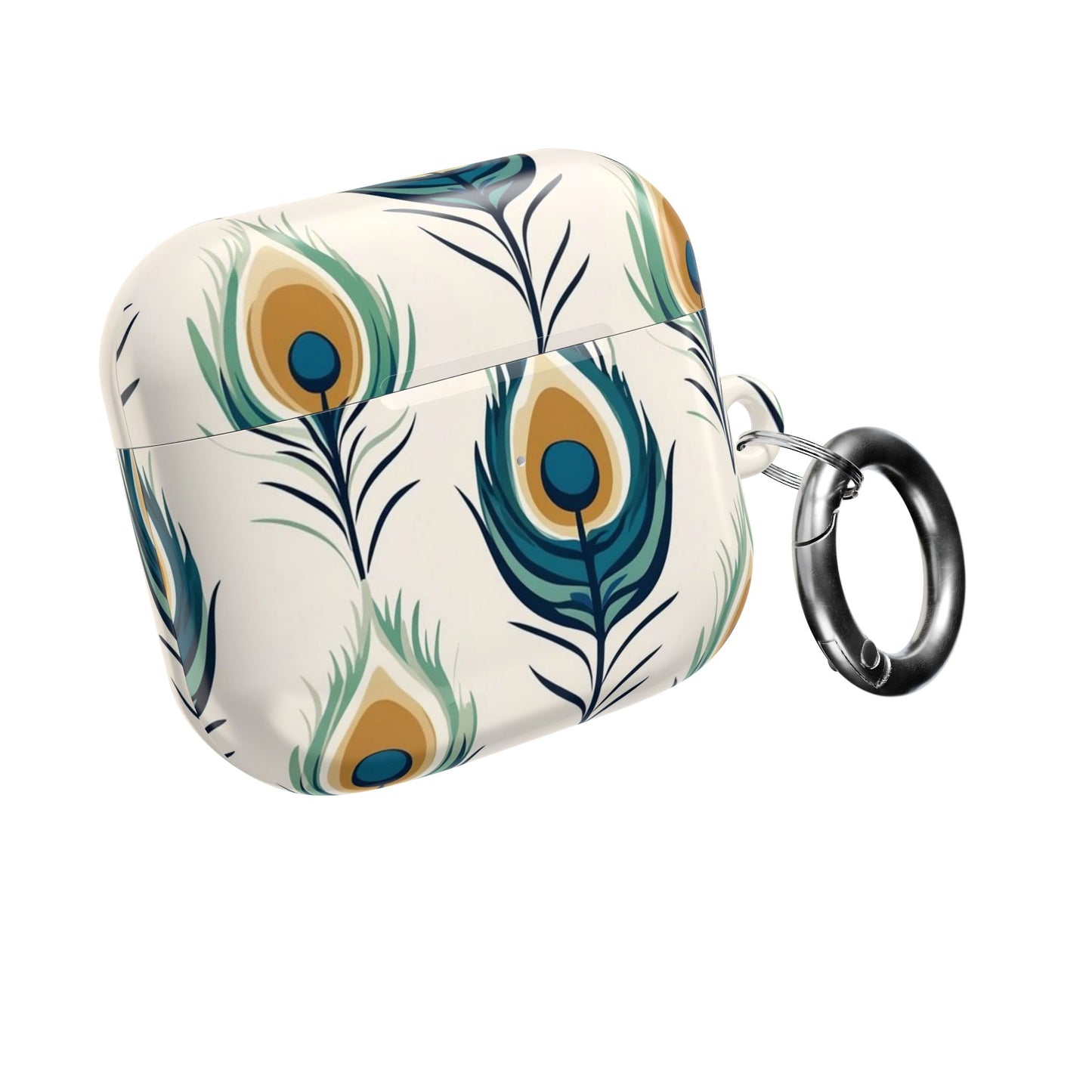 Strutting Peacock Feather AirPod Cases