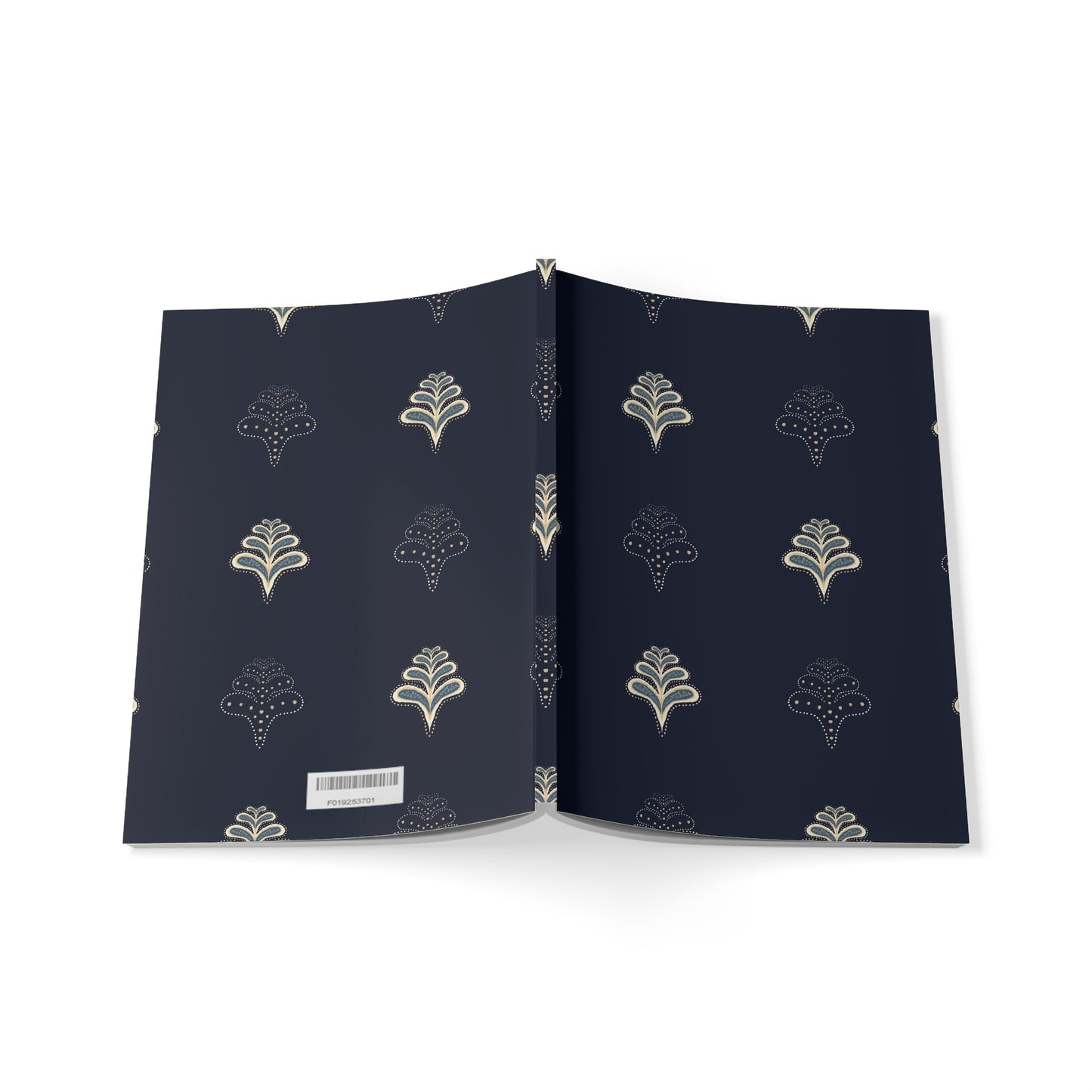 Noir Floral A5 Softcover Notebook