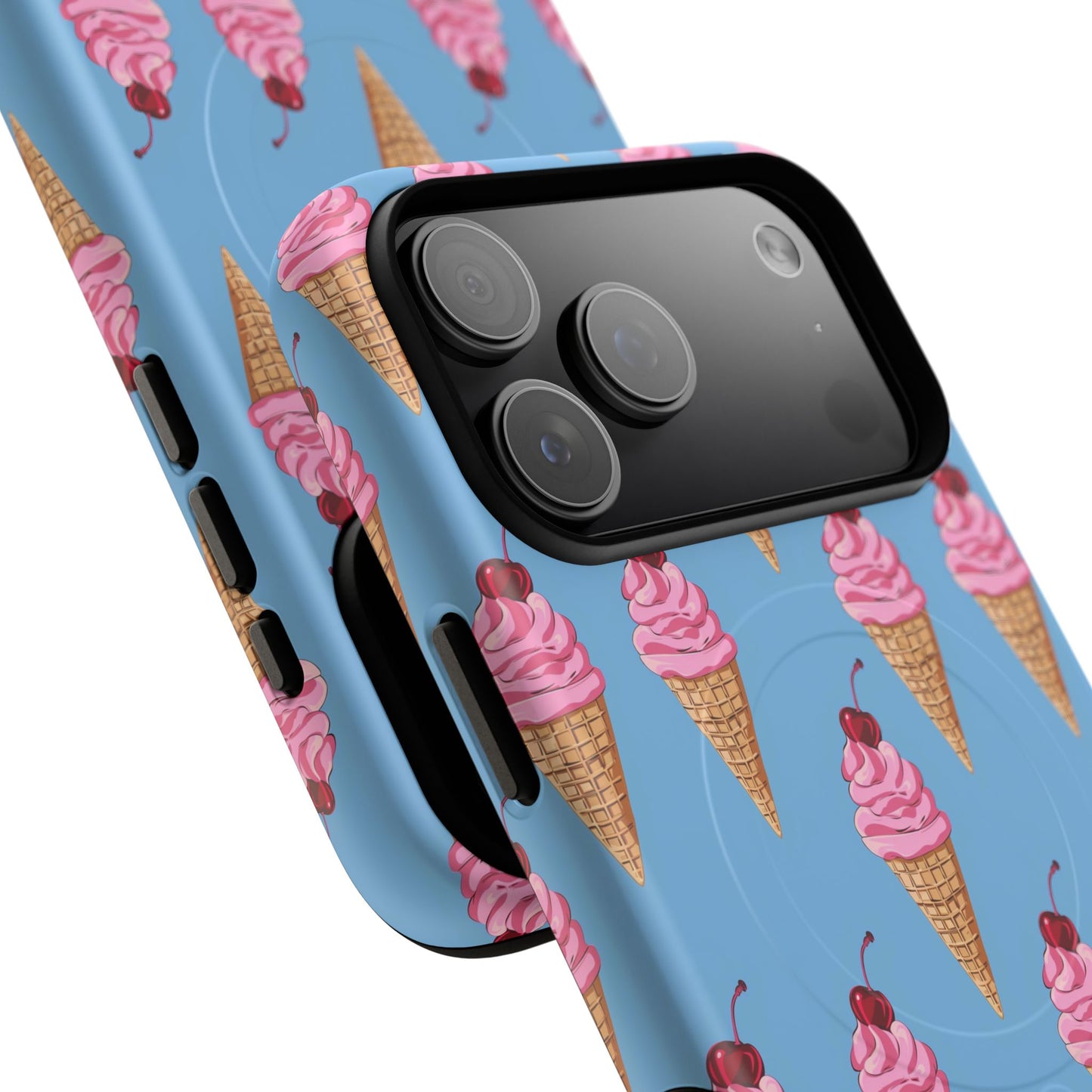 Cherry Swirl Tough Magnetic Phone Case