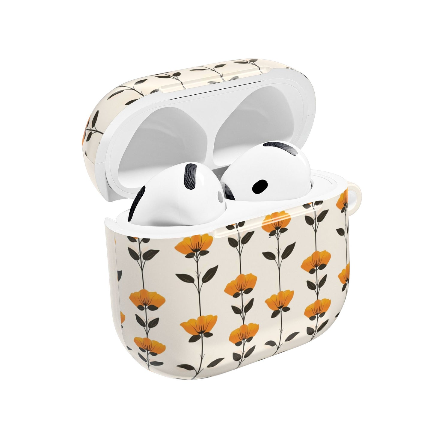 Golden Flowers AirPod Case