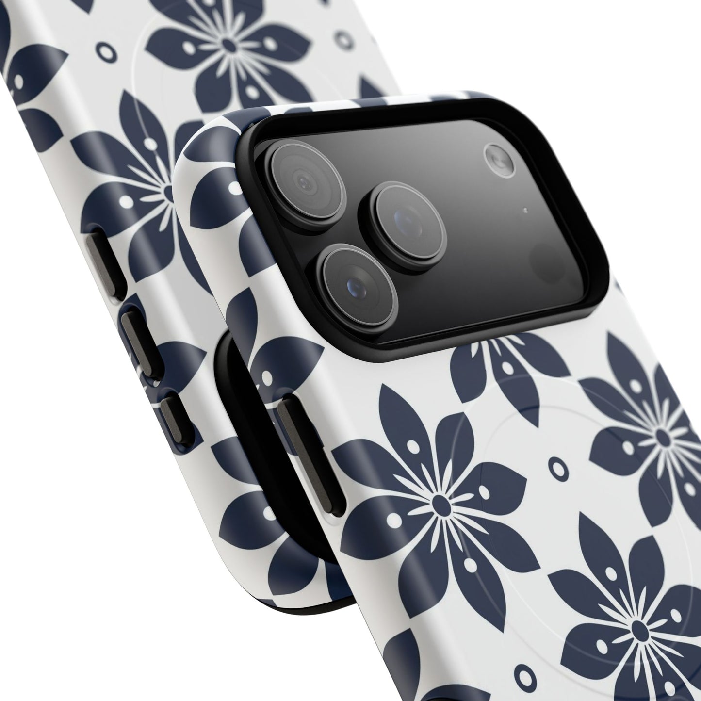 Azure Lattice Tough Magnetic Case
