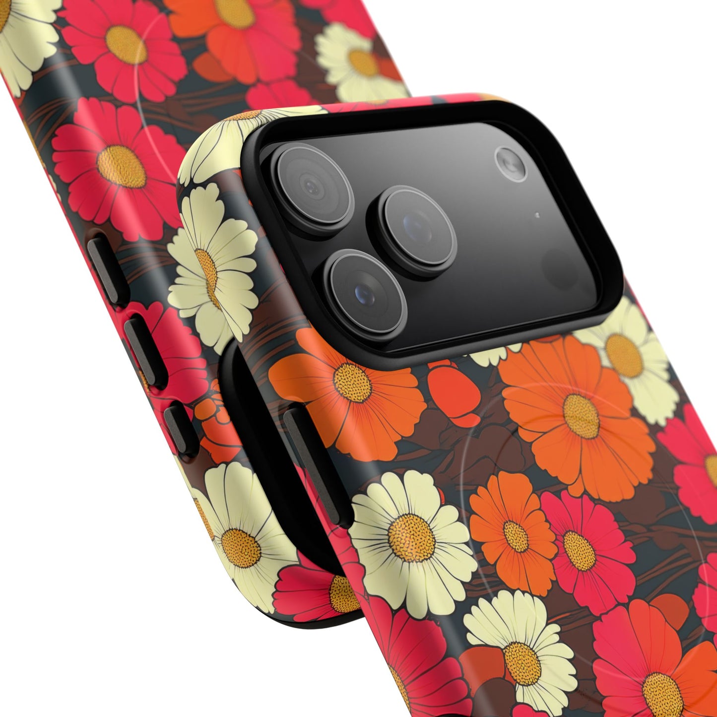 Flower Power Vintage Phone Tough Magnetic Case