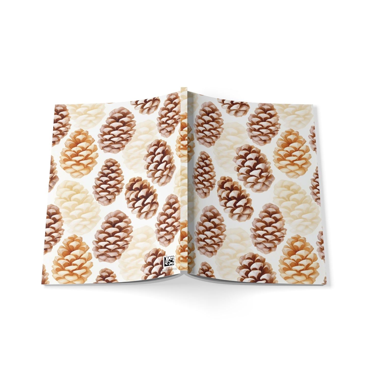 Whisper Cone - Pine Cone Notebook A5