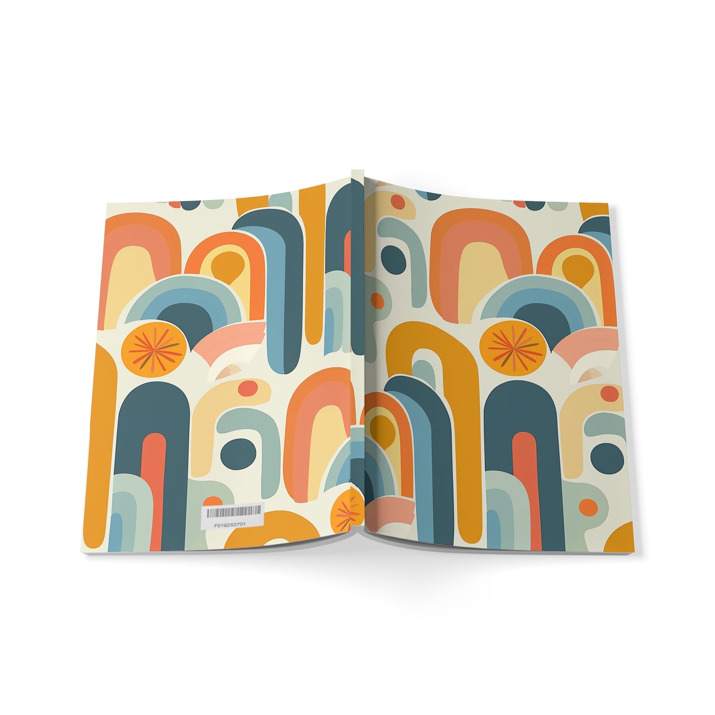 Coral Reverie Colorful Softcover Notebook A5