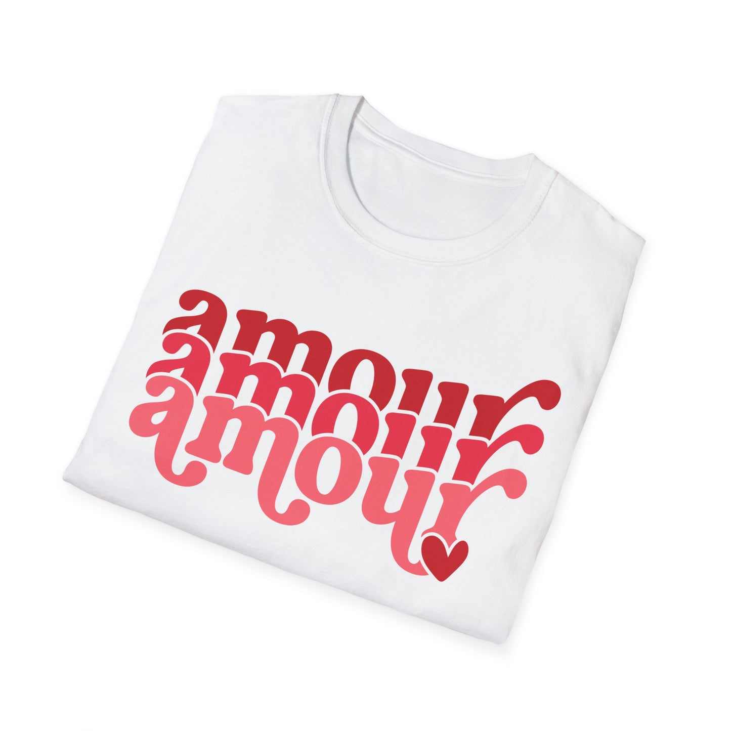 Amour Retro Style Unisex Softstyle T-Shirt