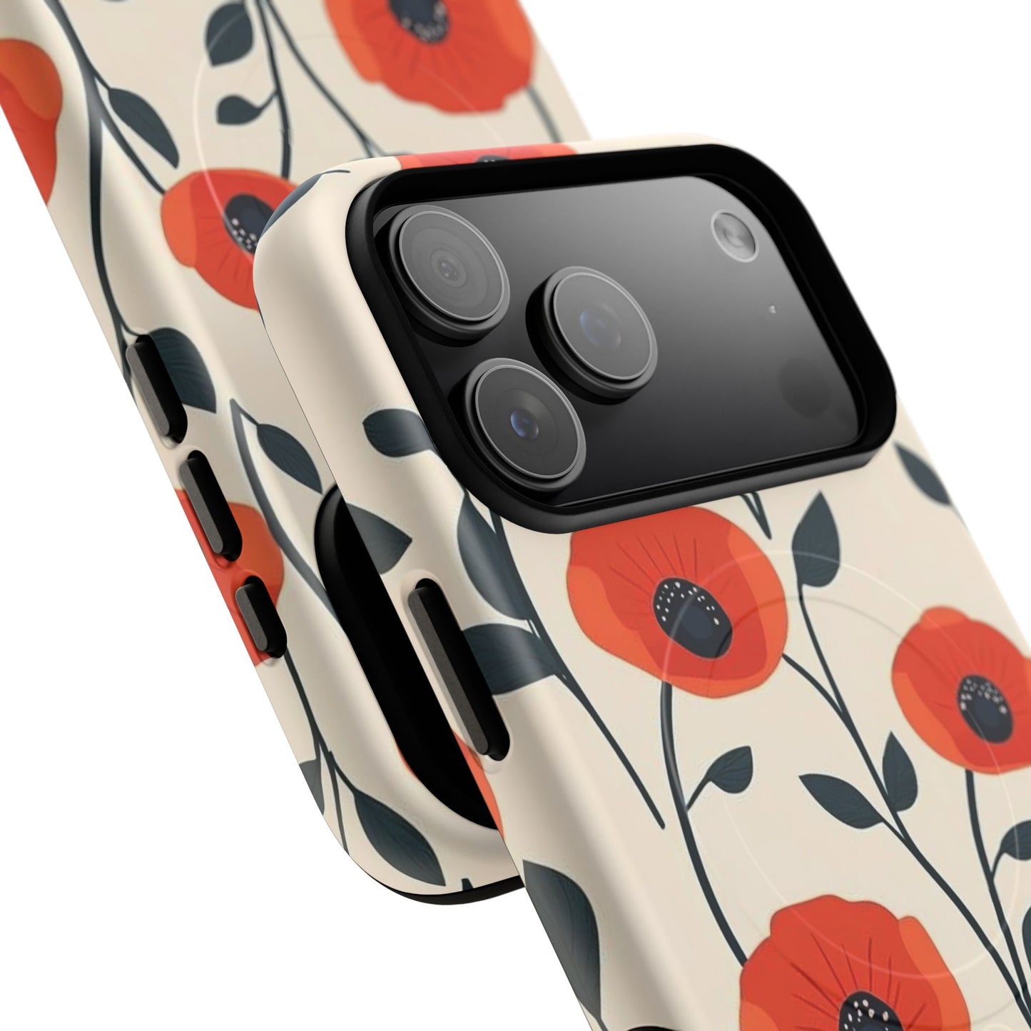 Poppy Fields Tough Magnetic Phone Case