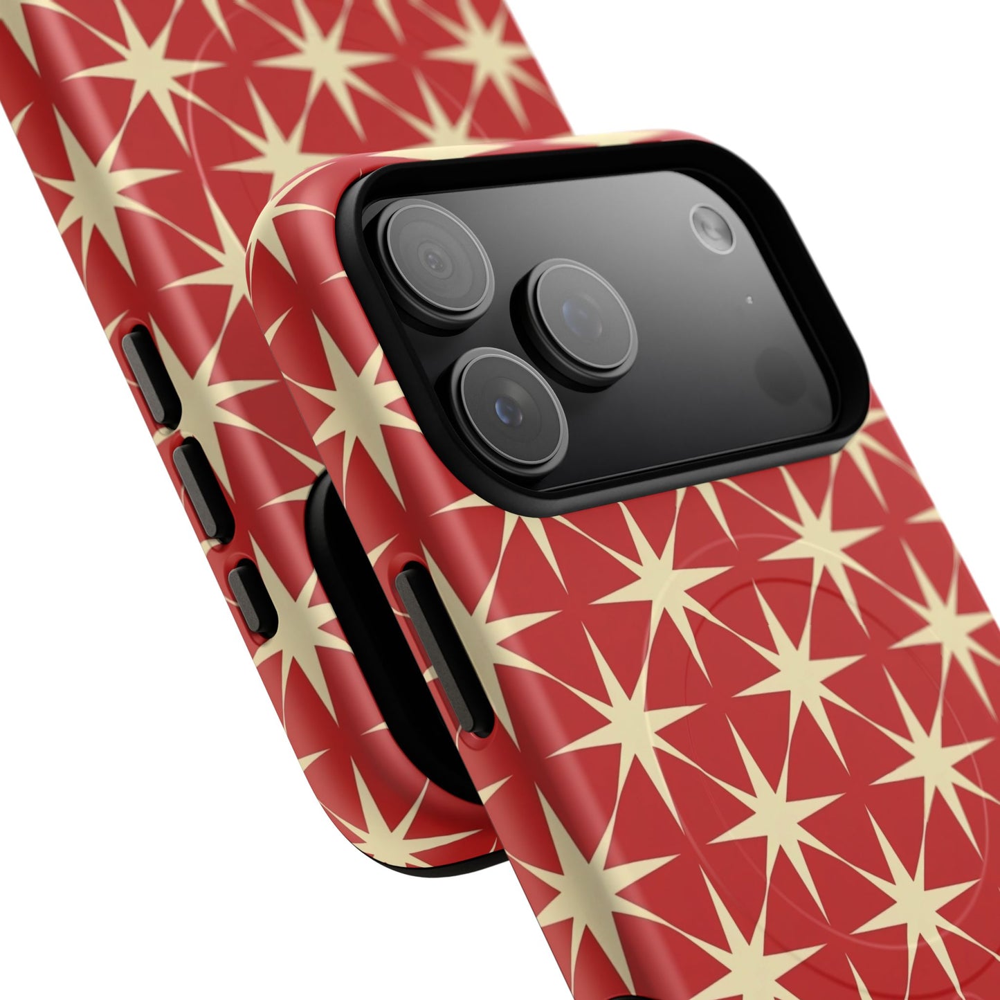 Crimson Star Tough Magnetic Phone Case