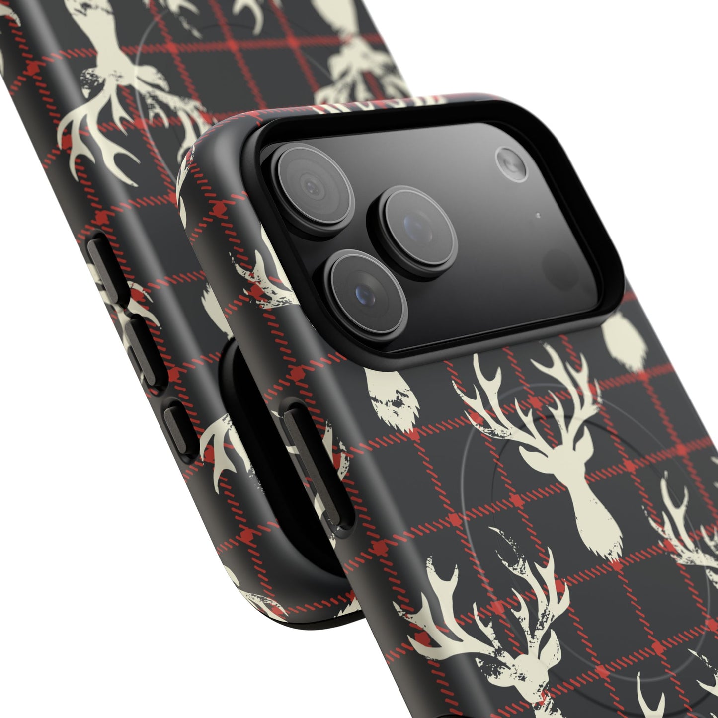 Stag Plaid Tough Magnetic Case