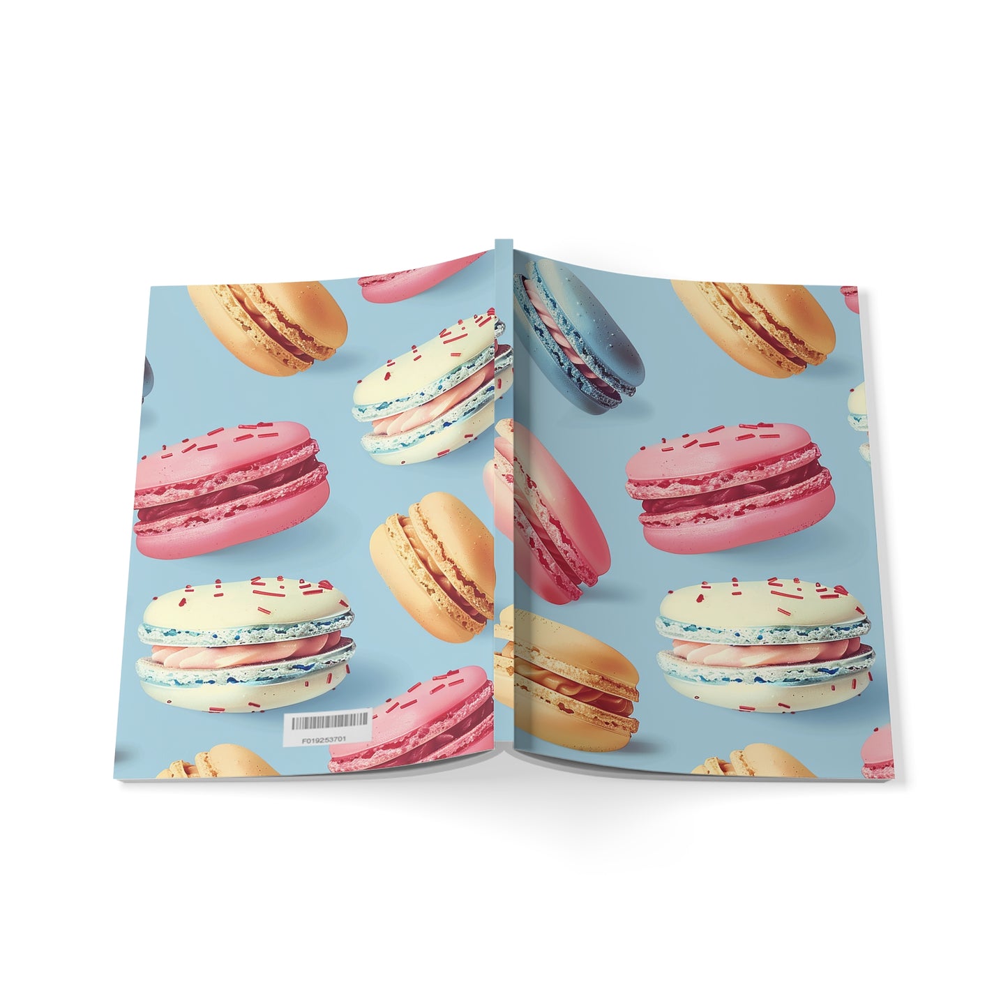 Whimsy Stack Blue Macaron A5 Softcover Notebook