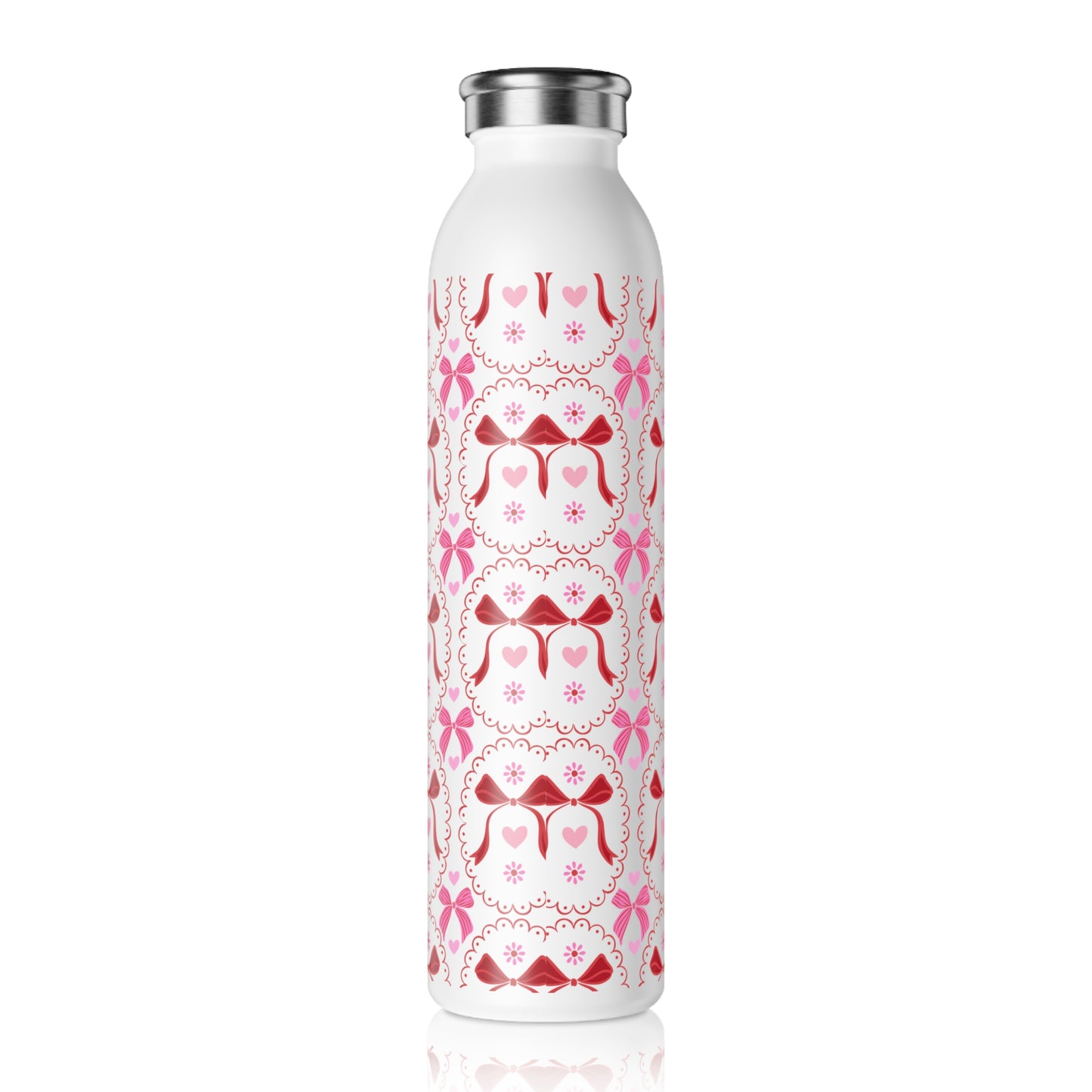 Coquette Bow Slim Water Bottle