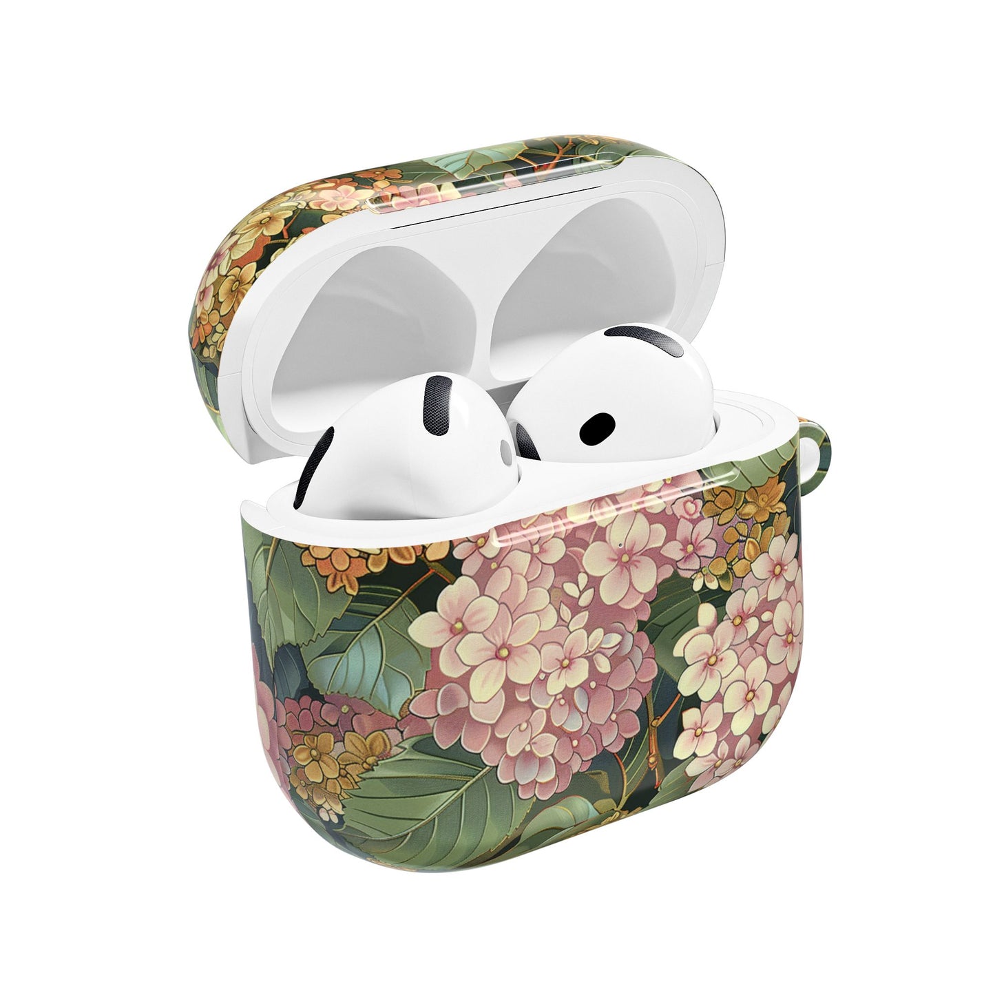 Vintage Hydrangea Floral AirPod Case