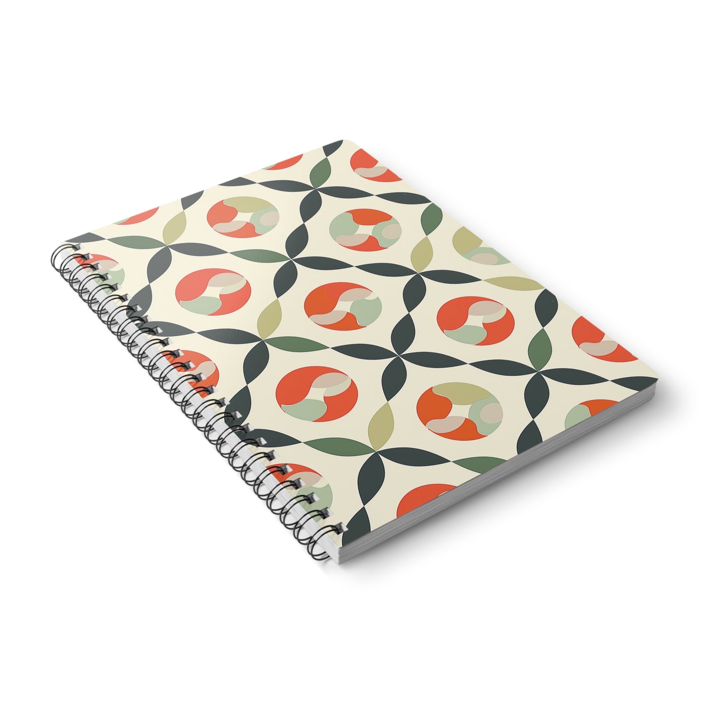 Crossleaf Play - Colorful Wirobound Softcover Notebook - A5