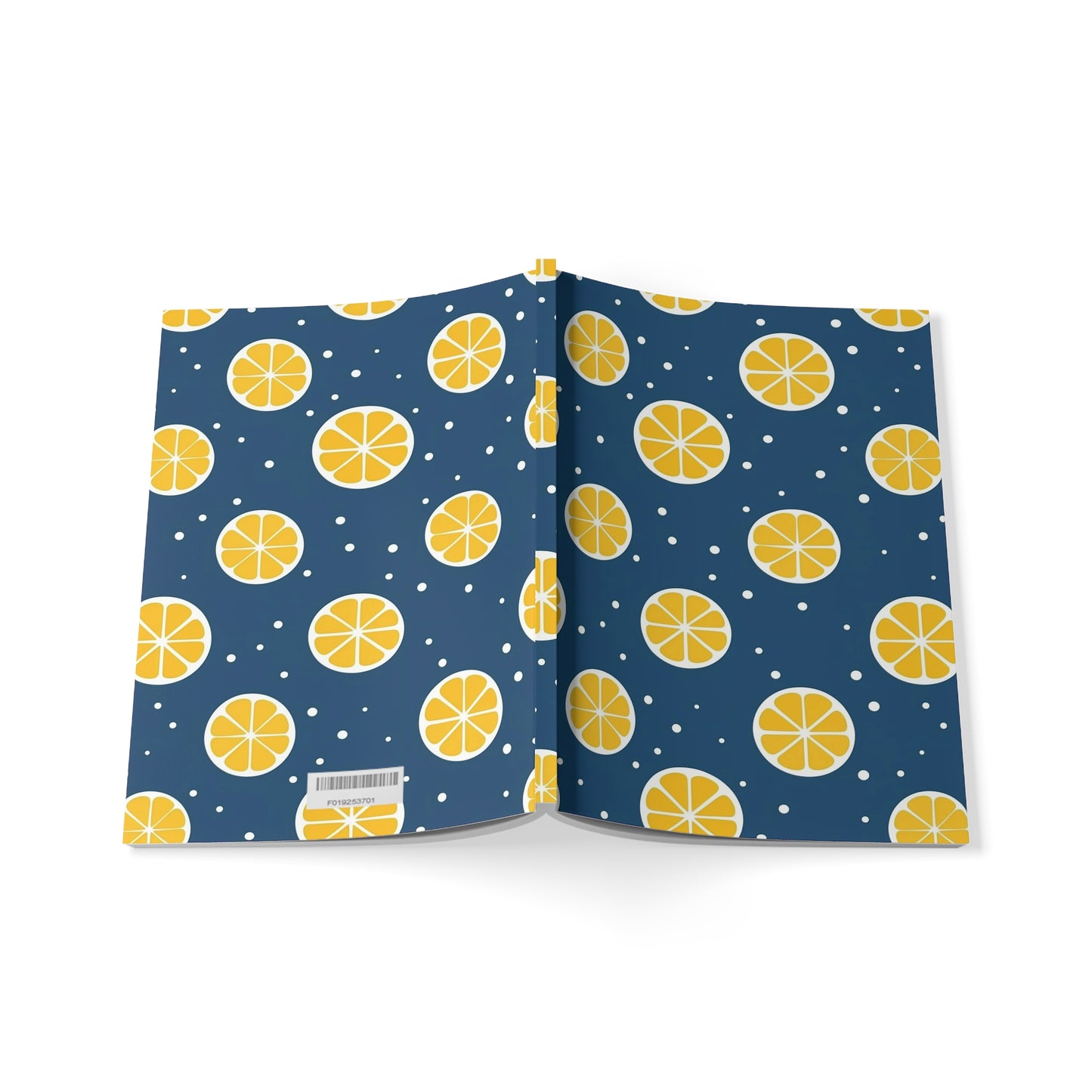 Twilight Zest Lemon Notebook, Softcover Journal, A5