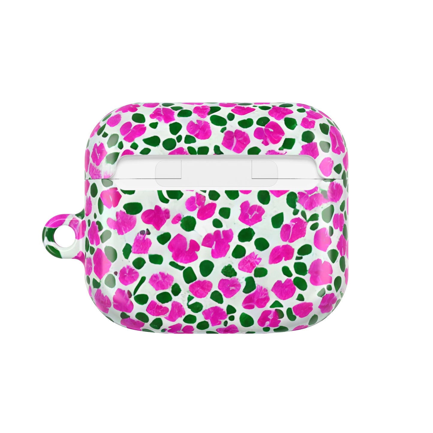 Petal Riot - Fuschia & Green Abstract AirPod Case