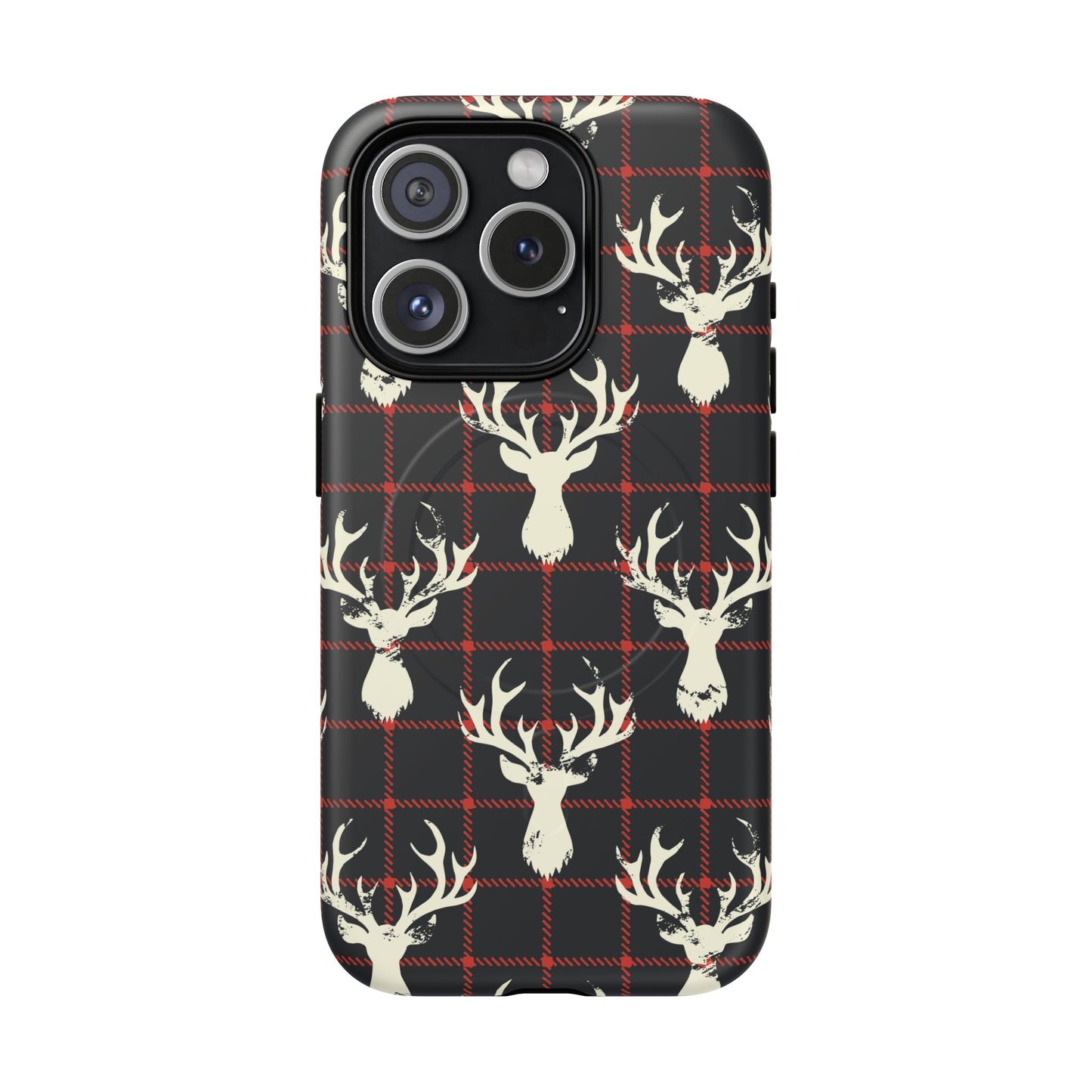 Stag Plaid Tough Magnetic Case