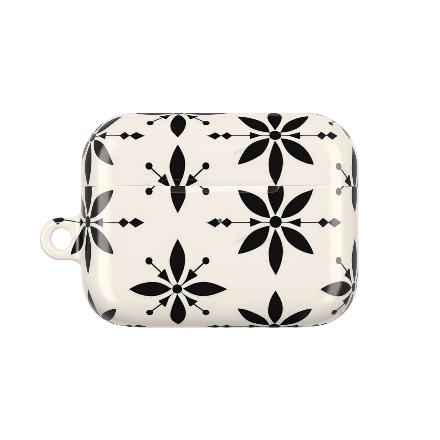 Cream & Black Design AirPod Cases