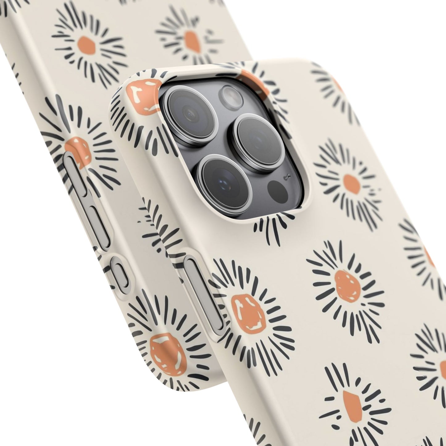 Sunburst Diary Floral Snap Case