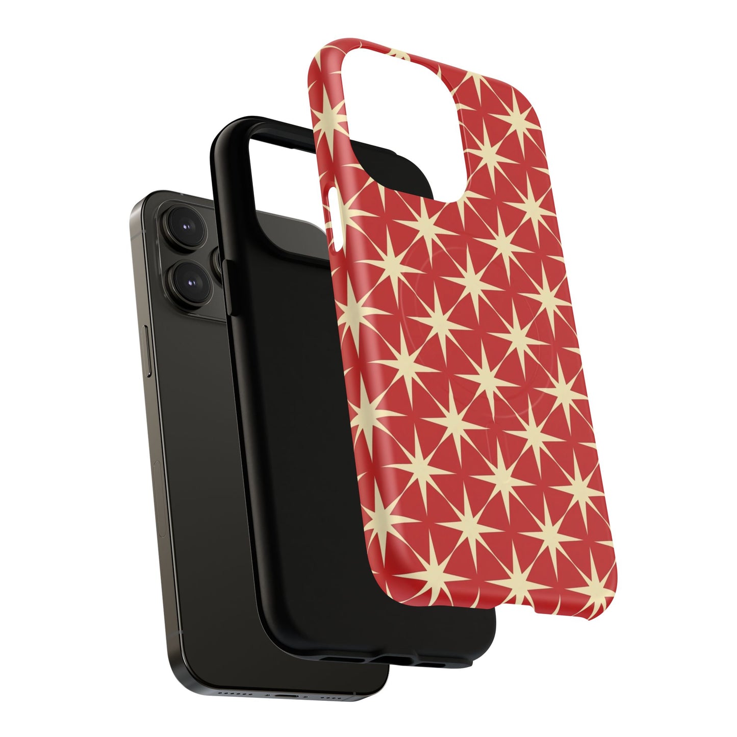 Crimson Star Tough Magnetic Phone Case
