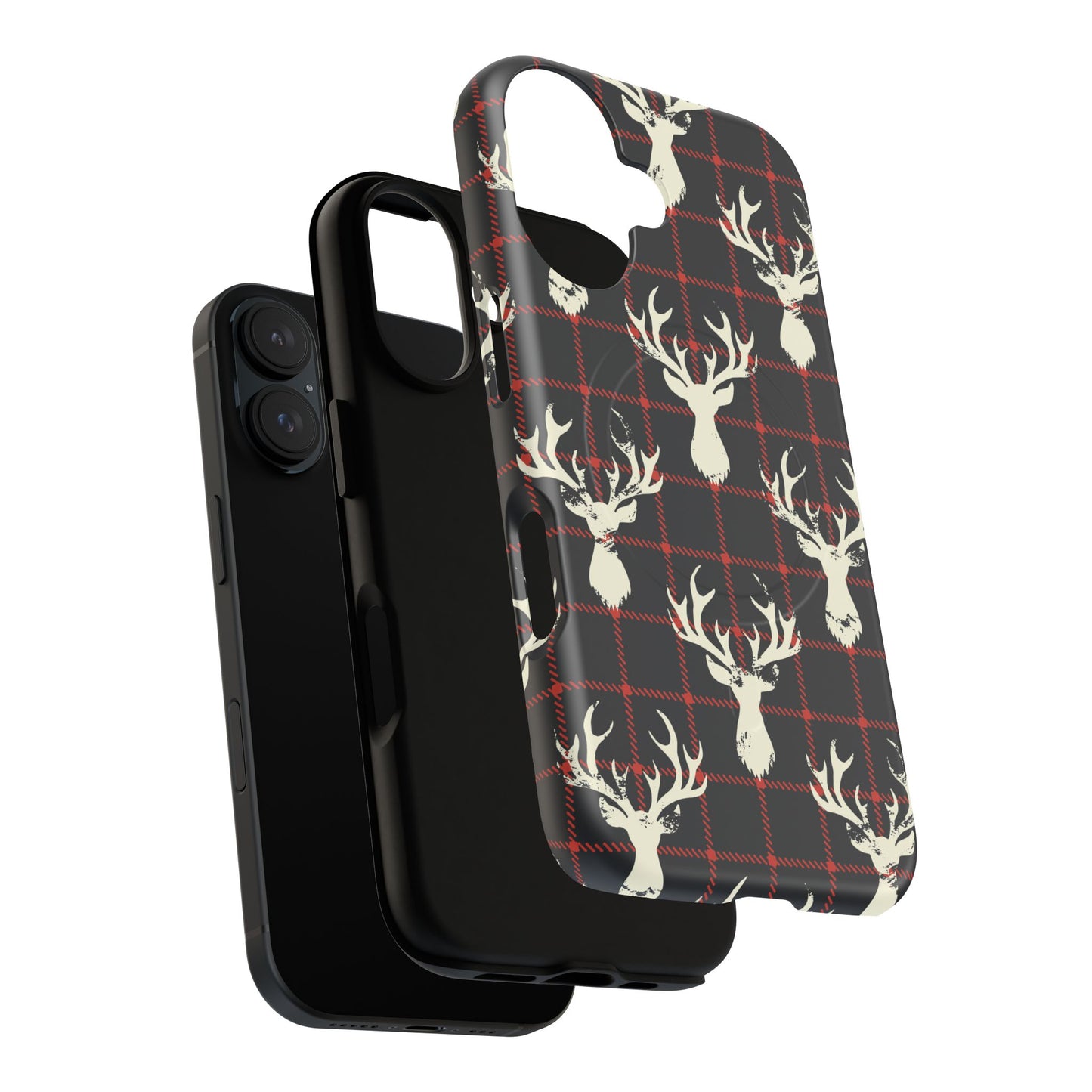 Stag Plaid Tough Magnetic Case
