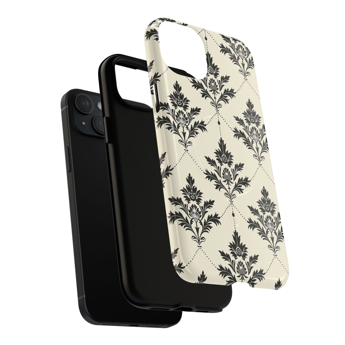 Midnight Damask Tough Magnetic Case