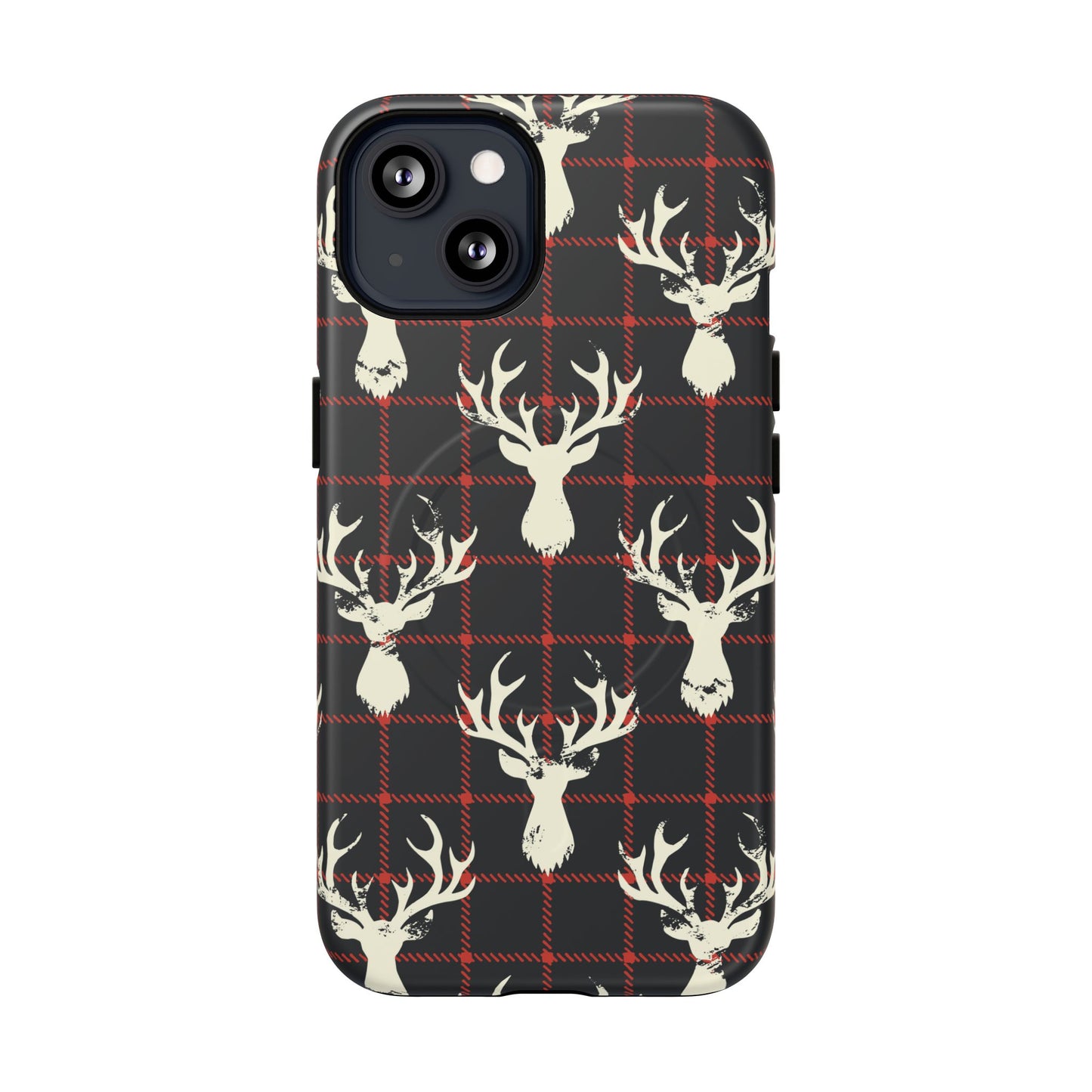 Stag Plaid Tough Magnetic Case