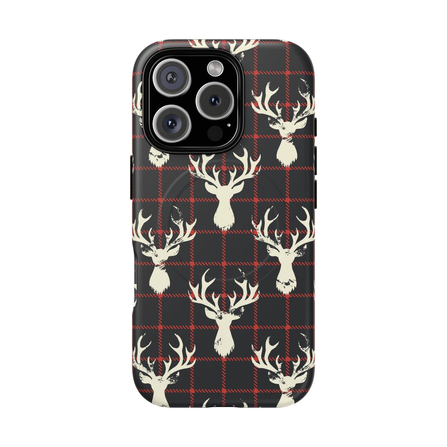 Stag Plaid Tough Magnetic Case