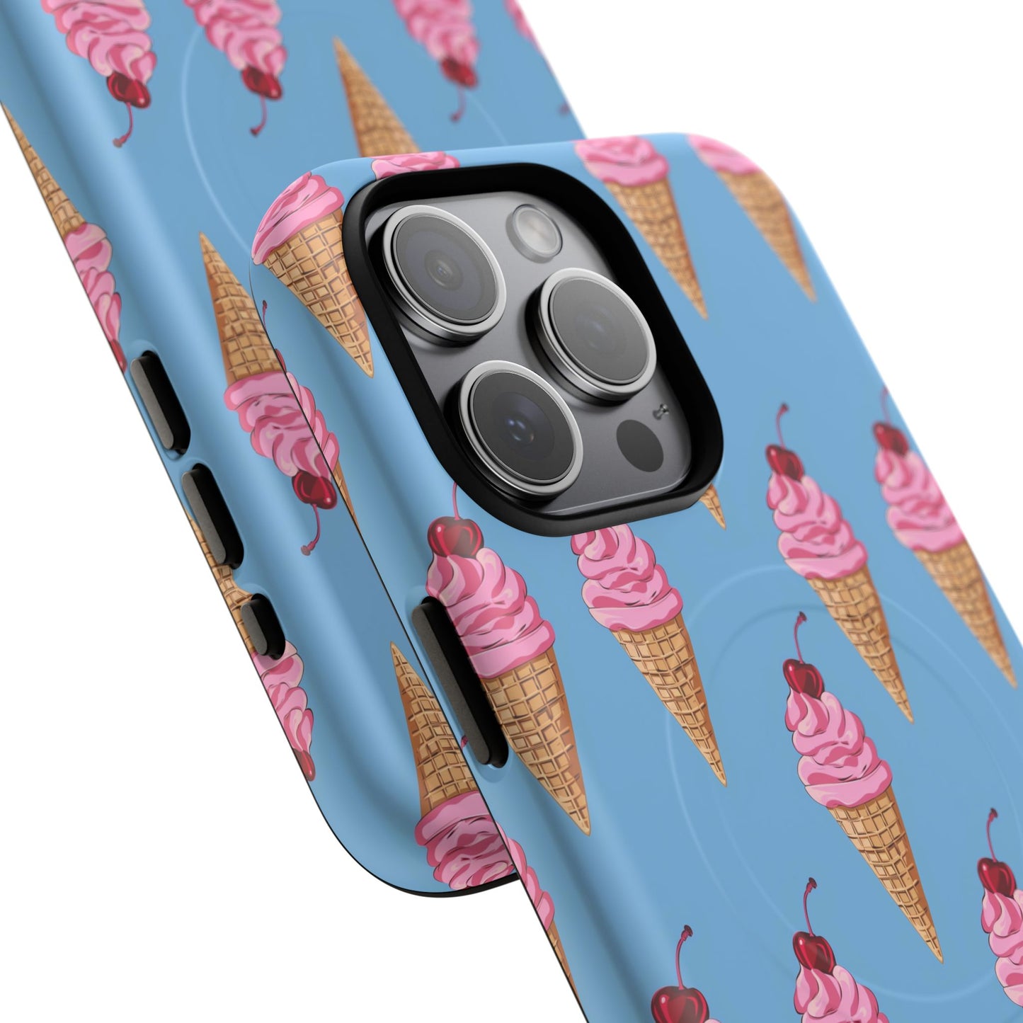 Cherry Swirl Tough Magnetic Phone Case