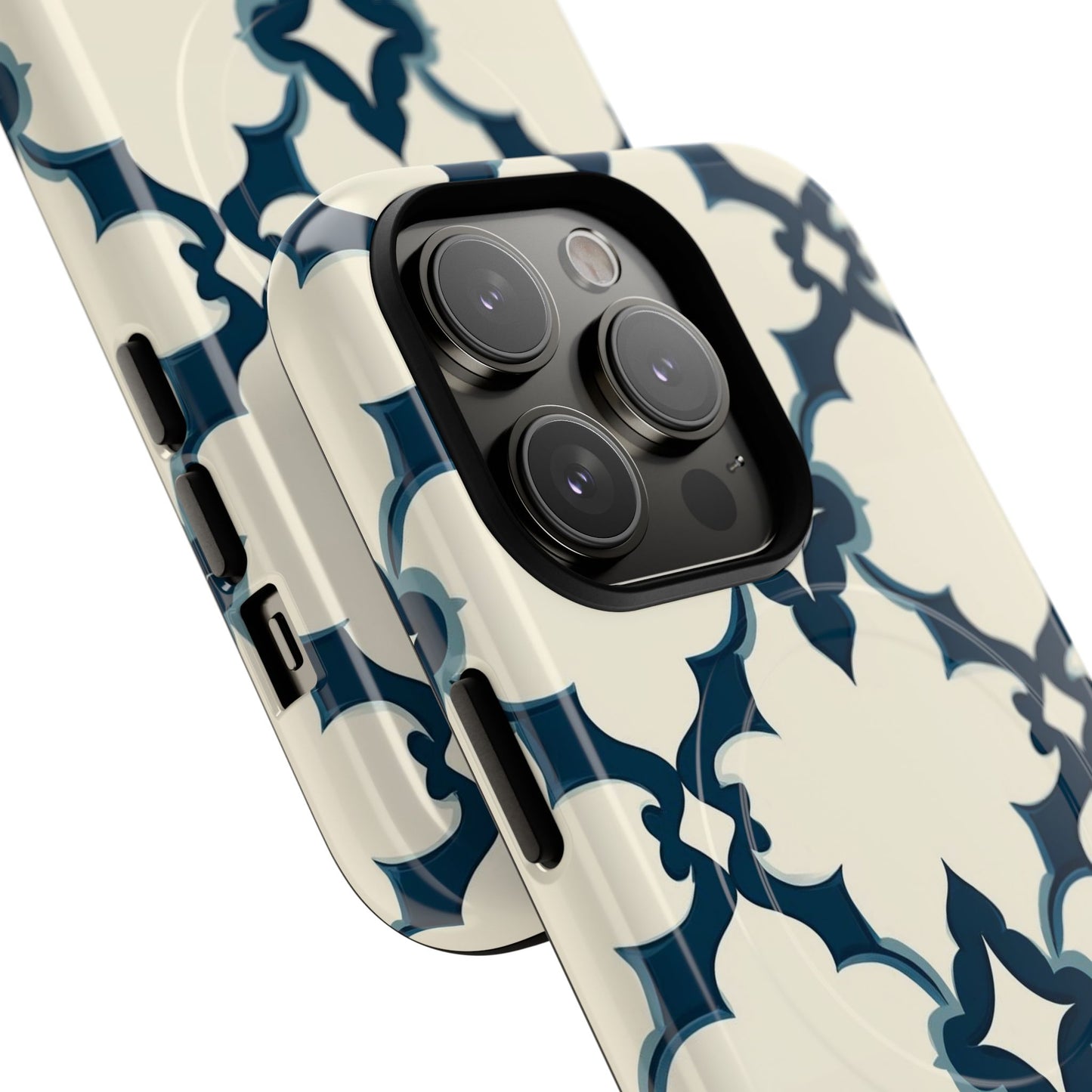 Midnight Quatrefoil Tough Magnetic Case