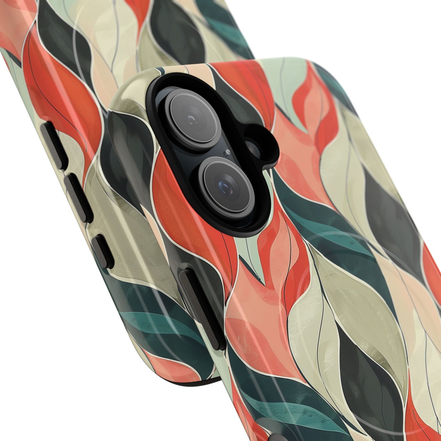 Soft Swirl Floral Tough Magnetic Case