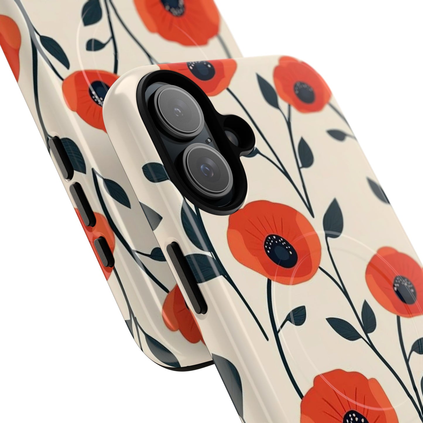 Poppy Fields Tough Magnetic Phone Case