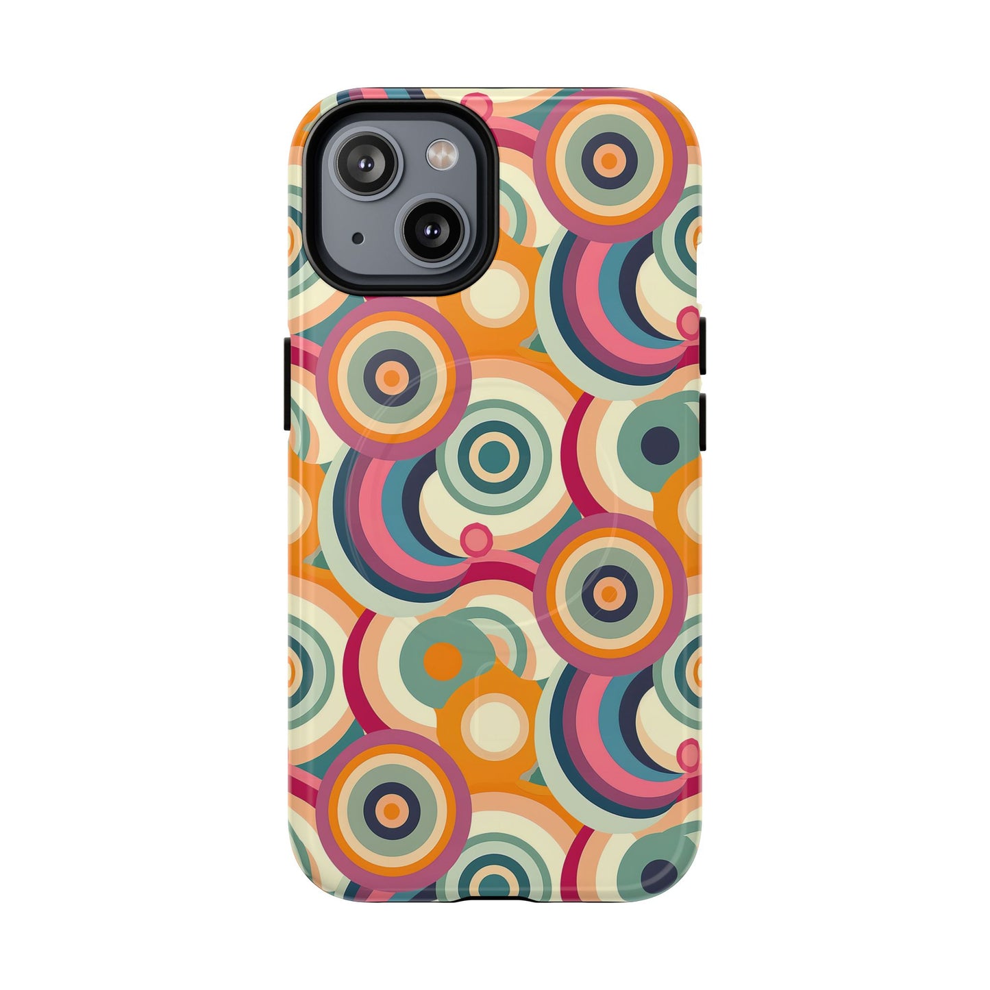 Retro Ripple Tough Magnetic Phone Case