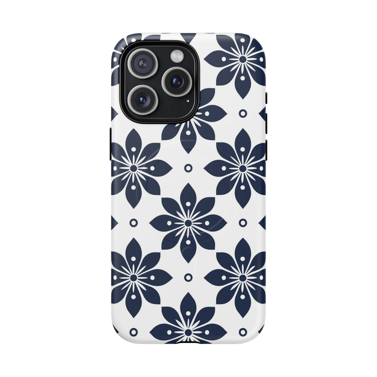 Azure Lattice Tough Magnetic Case