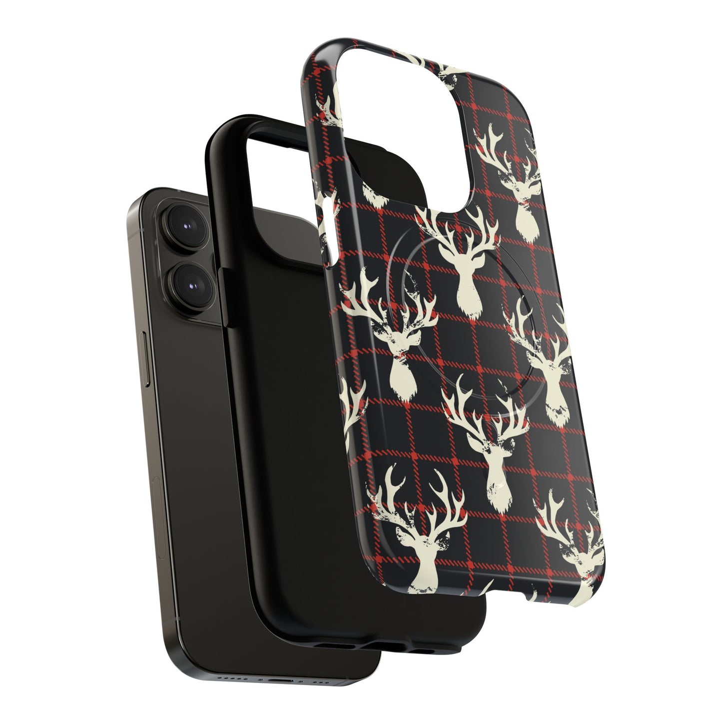 Stag Plaid Tough Magnetic Case