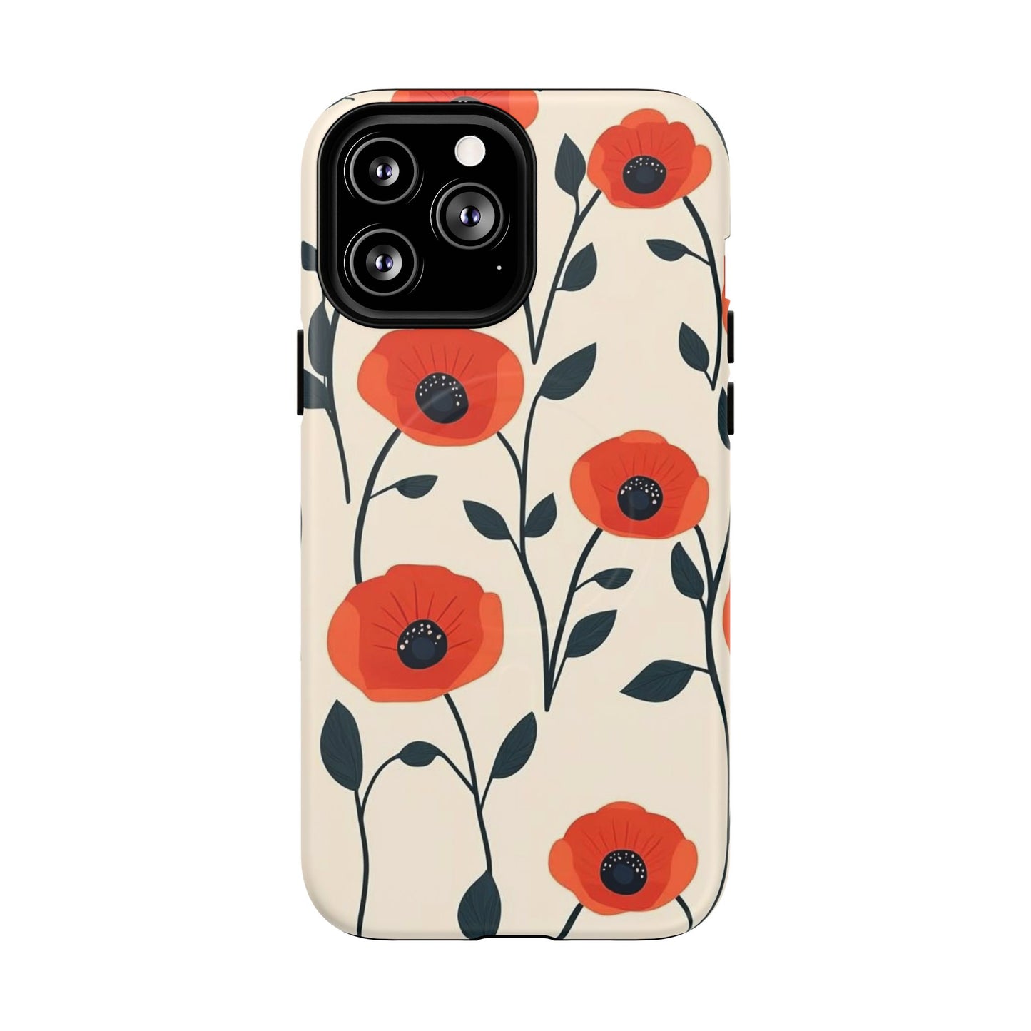 Poppy Fields Tough Magnetic Phone Case