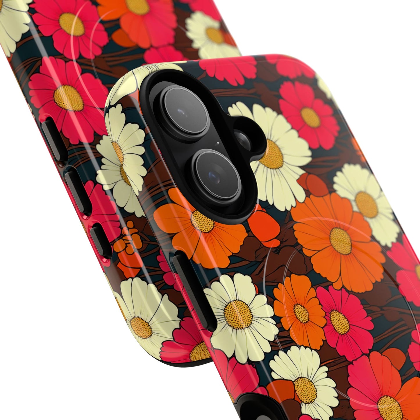 Flower Power Vintage Phone Tough Magnetic Case