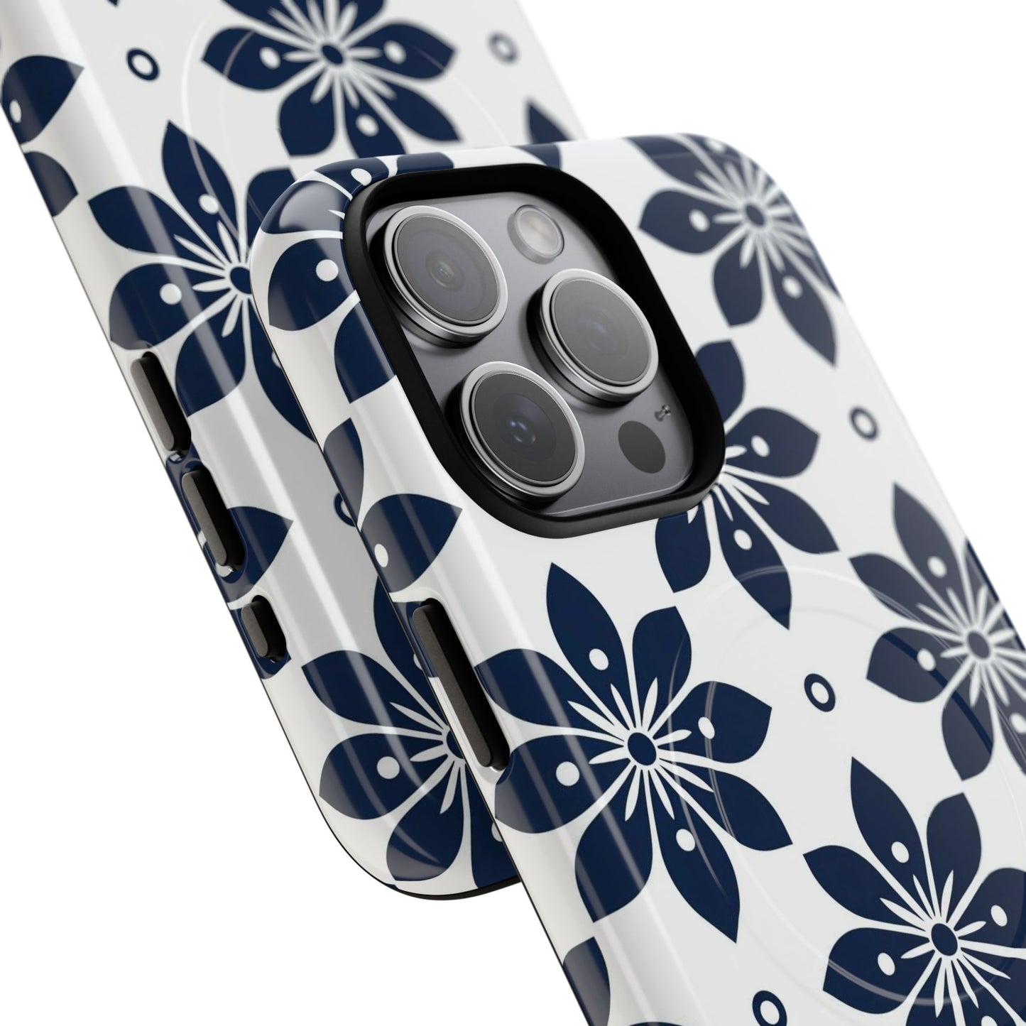 Azure Lattice Tough Magnetic Case