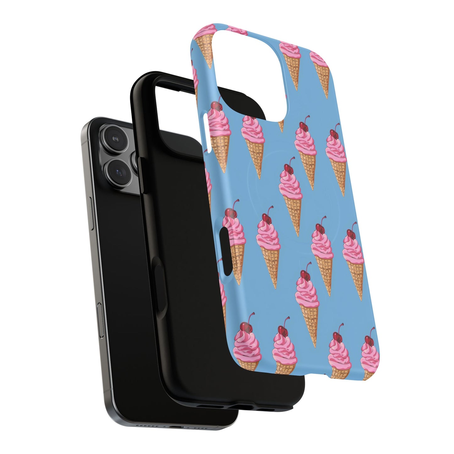 Cherry Swirl Tough Magnetic Phone Case