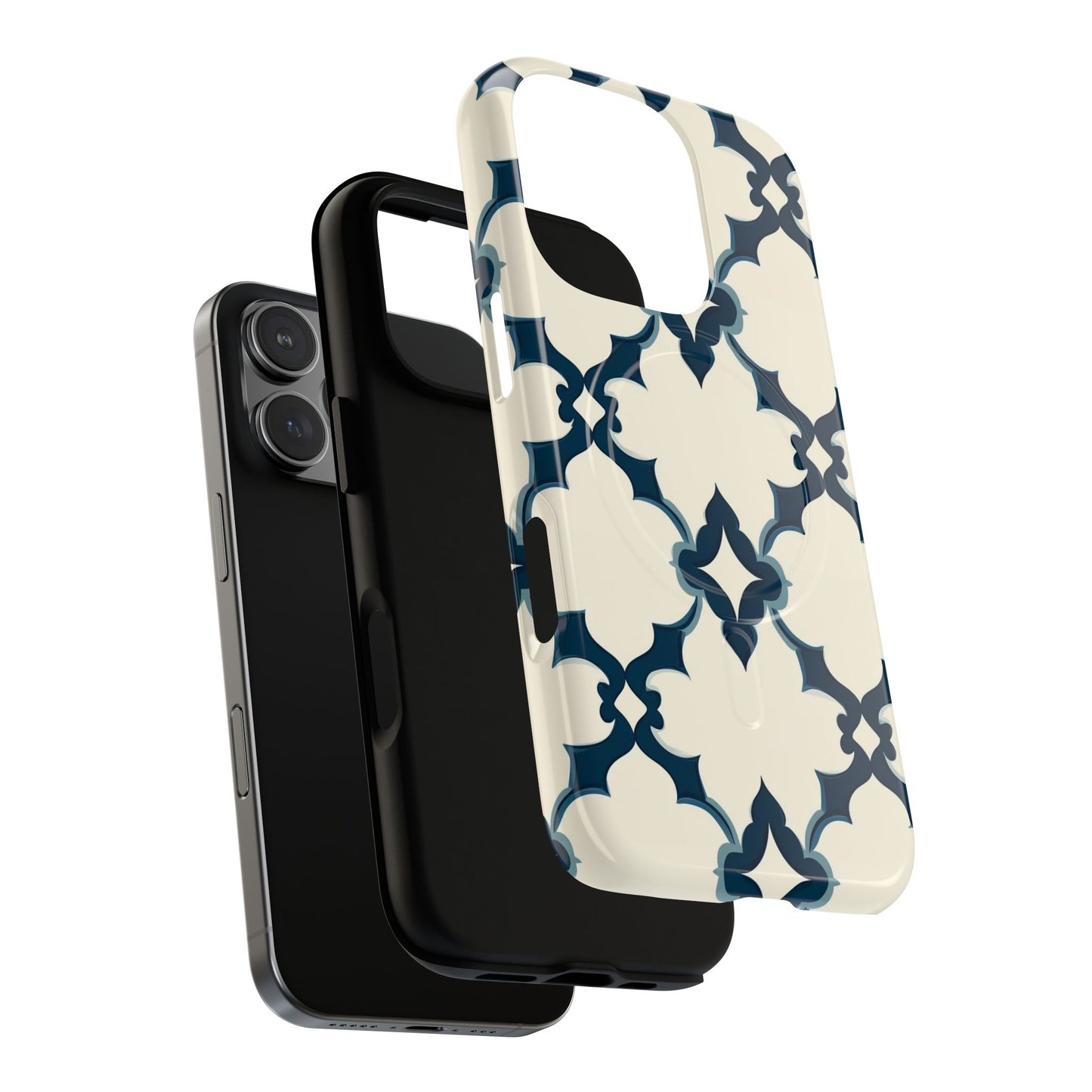 Midnight Quatrefoil Tough Magnetic Case