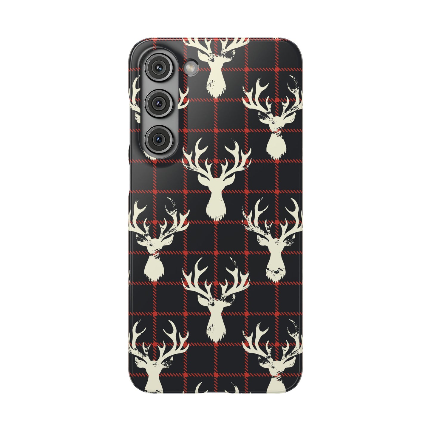 Stag Plaid Snap Case