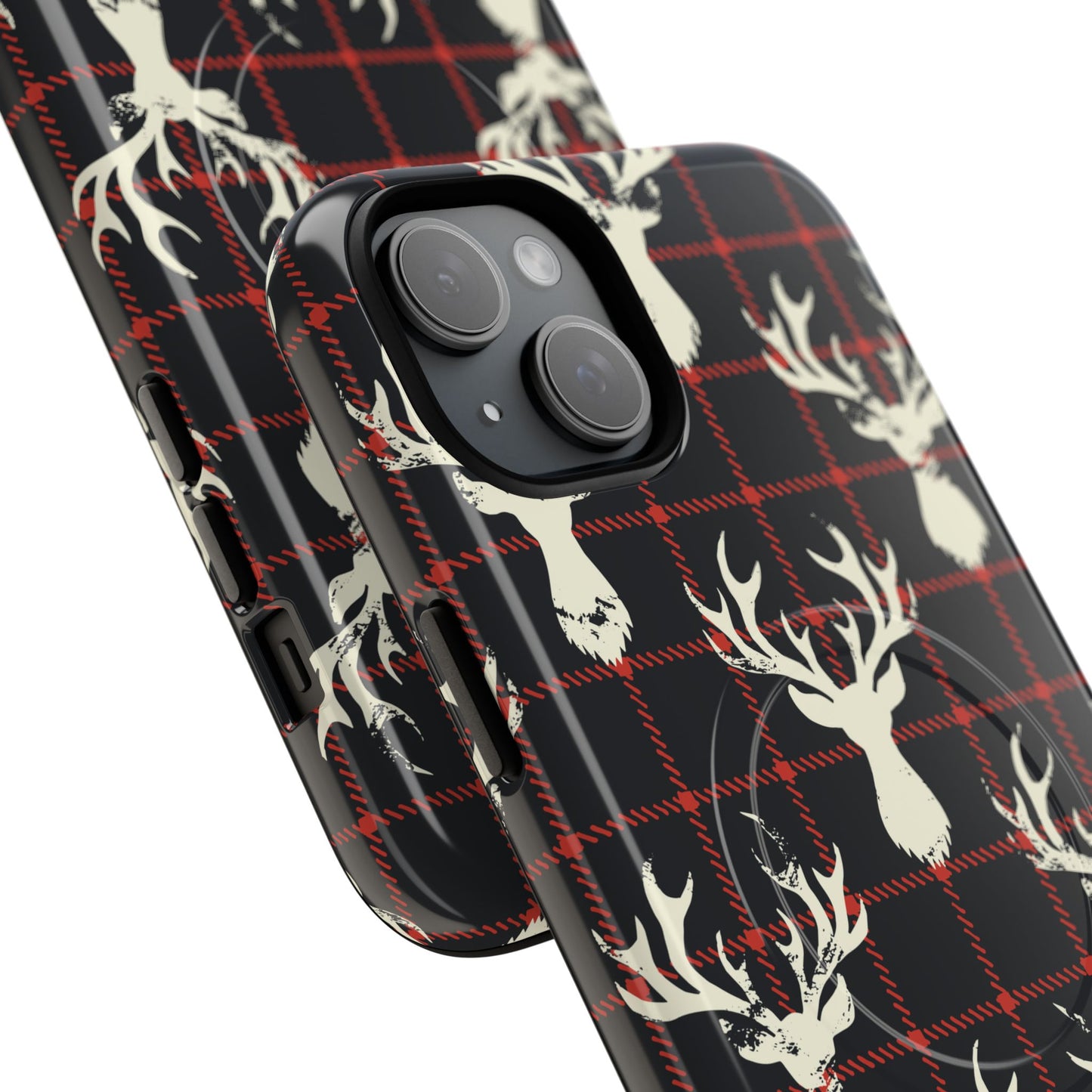 Stag Plaid Tough Magnetic Case