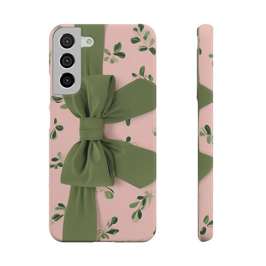 Blushing Bow Snap Case