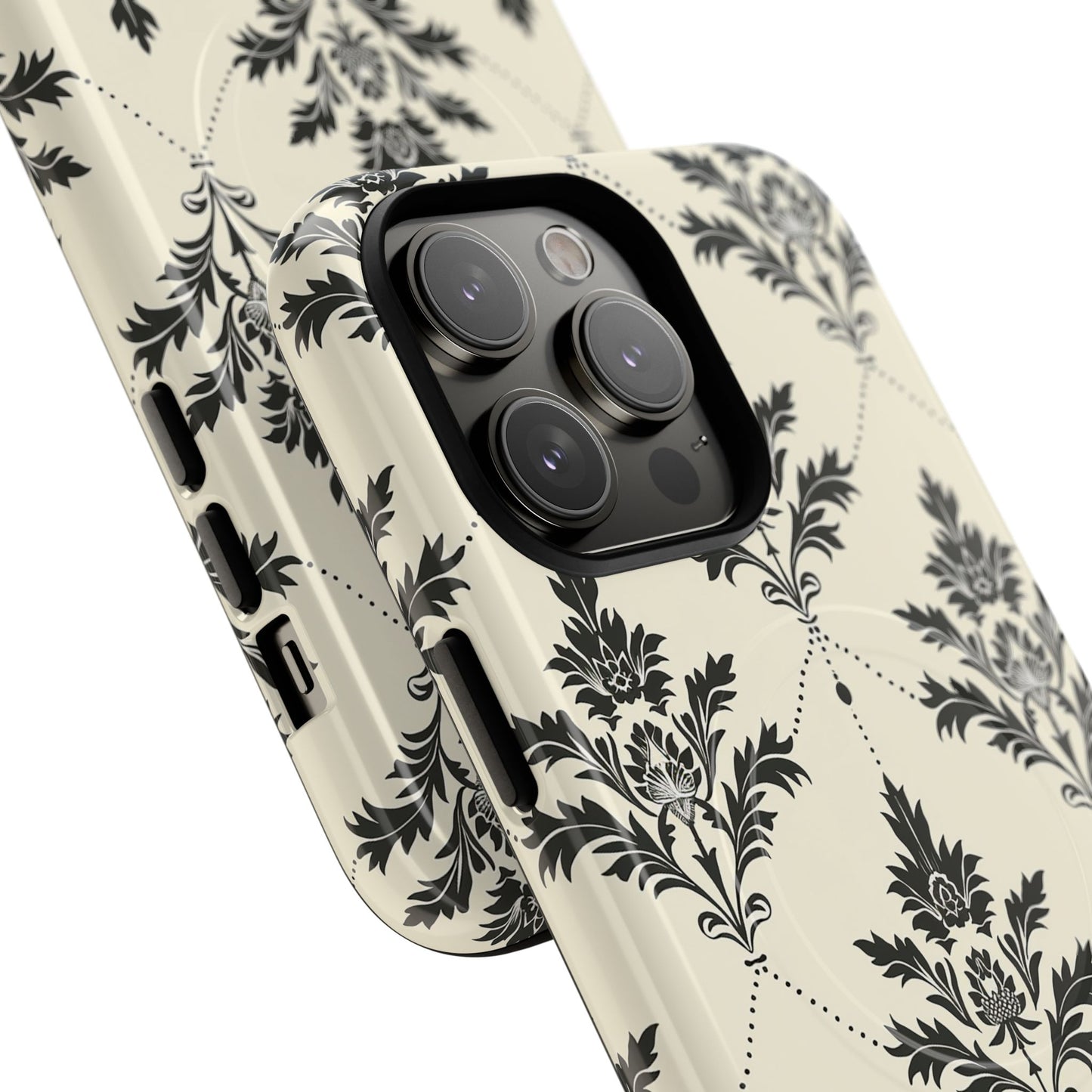 Midnight Damask Tough Magnetic Case