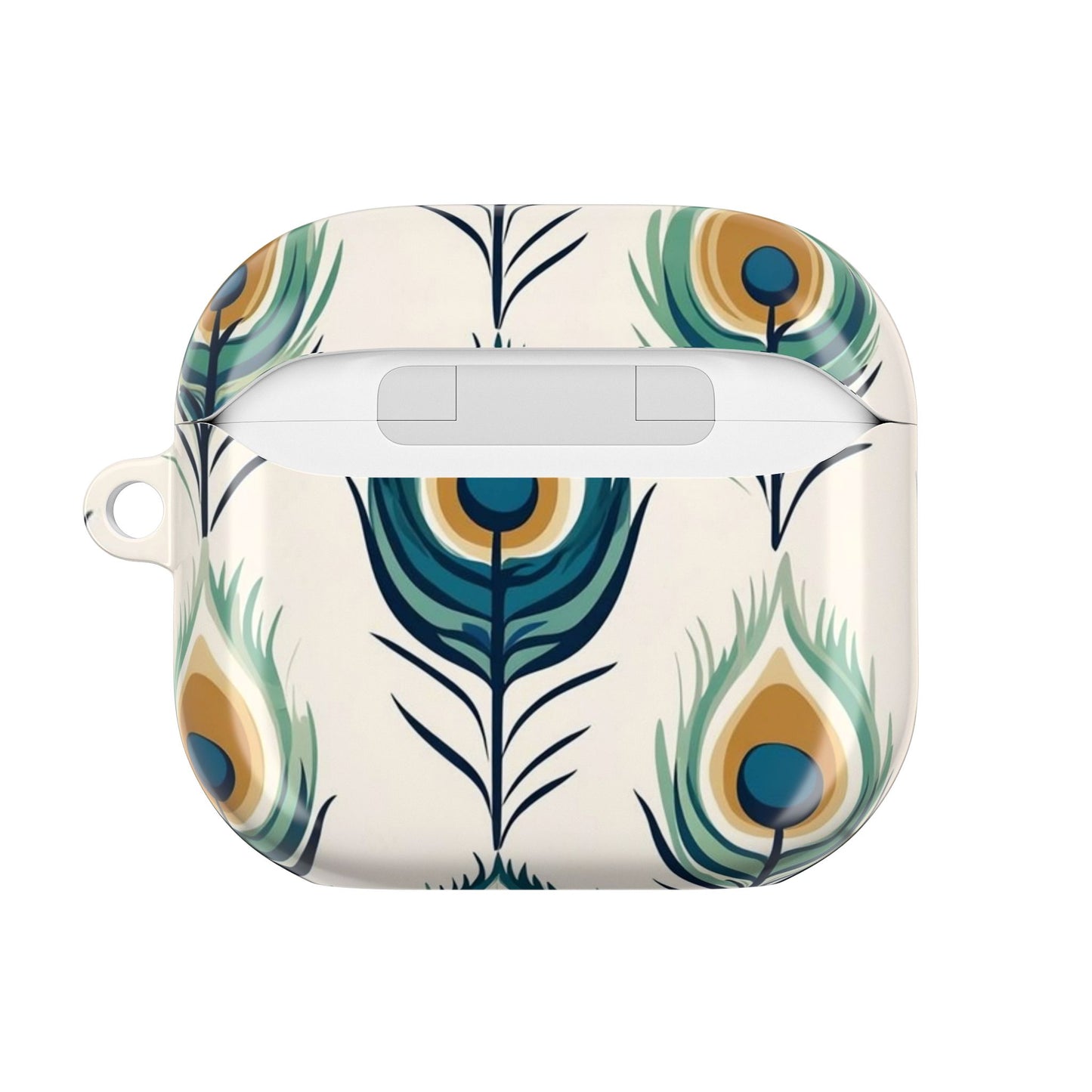 Strutting Peacock Feather AirPod Cases