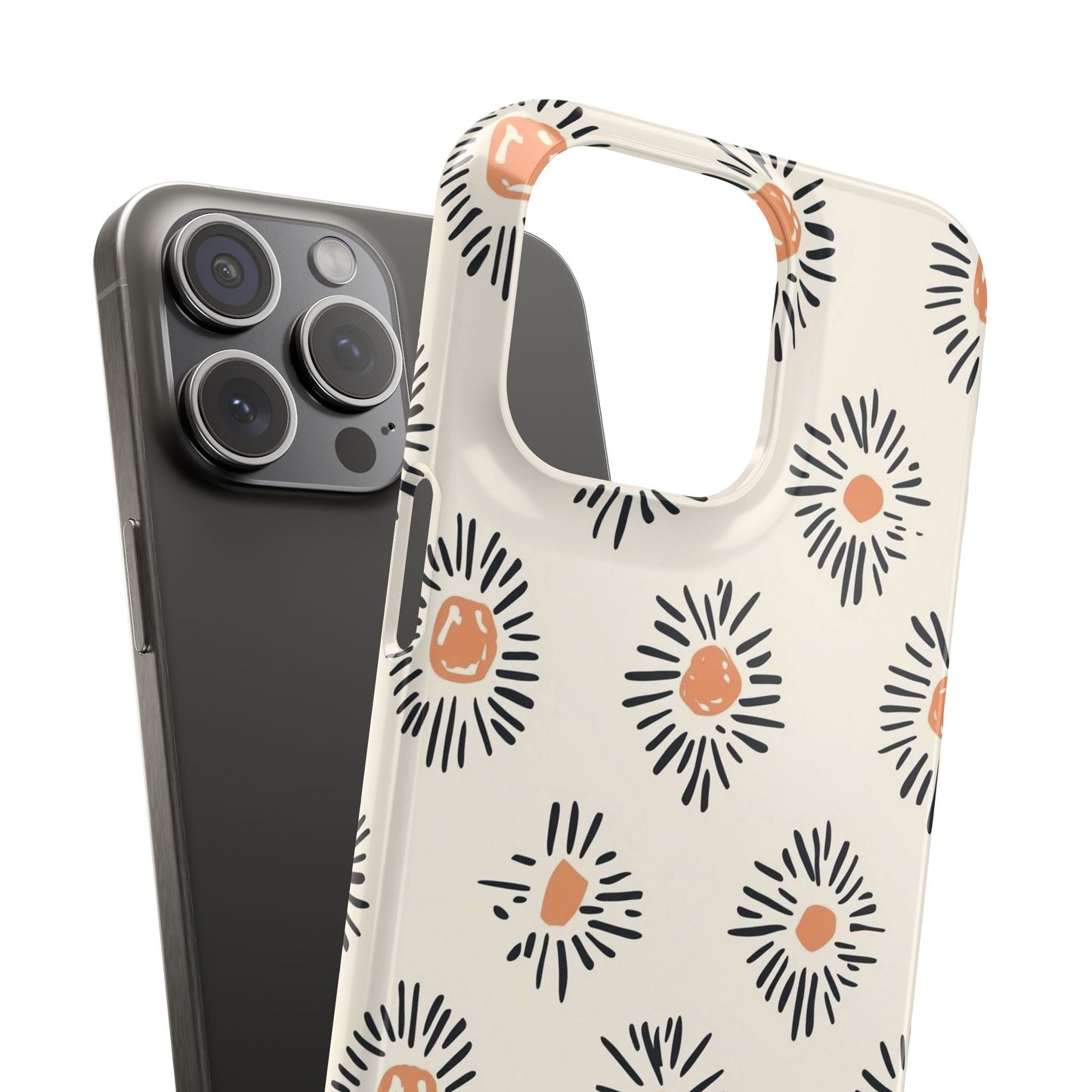 Sunburst Diary Floral Snap Case
