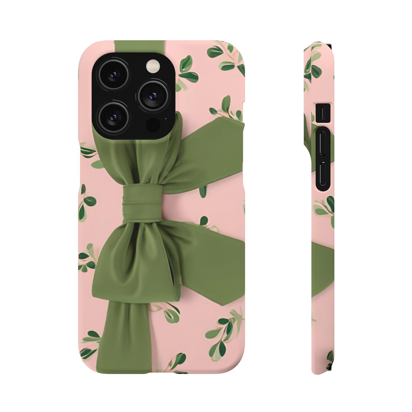 Blushing Bow Snap Case