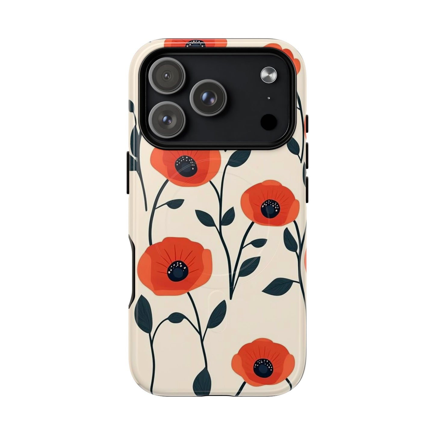 Poppy Fields Tough Magnetic Phone Case