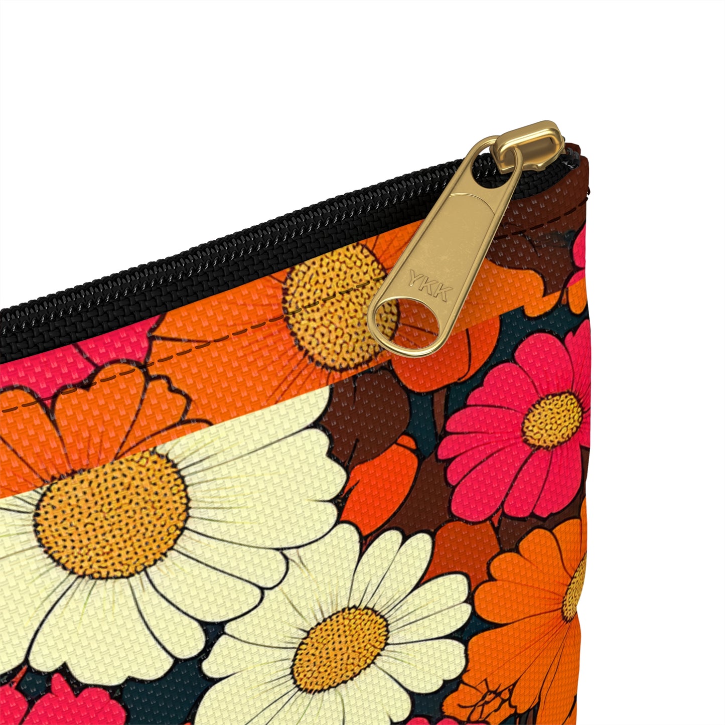 Retro Blooms Accessory Pouch