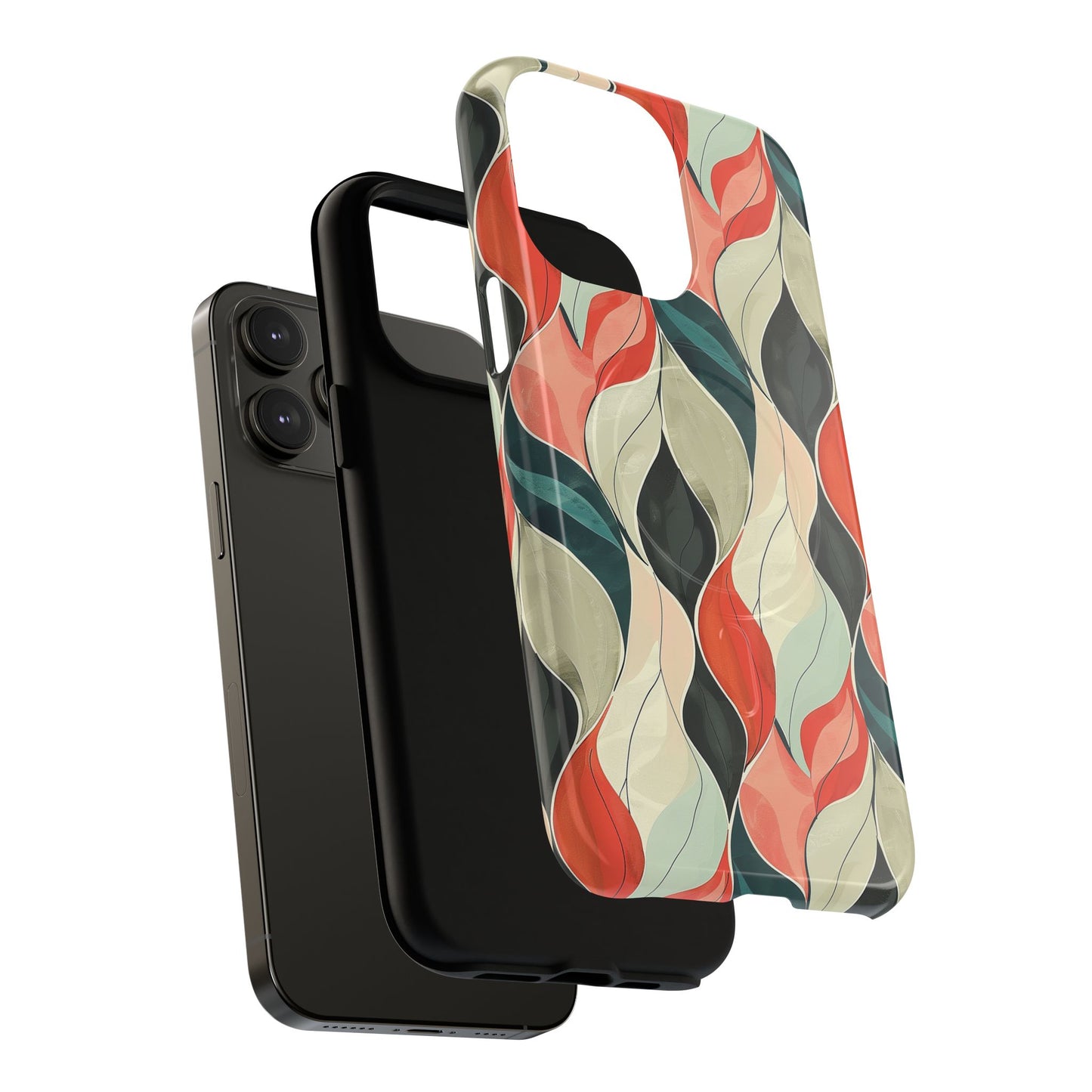 Soft Swirl Floral Tough Magnetic Case